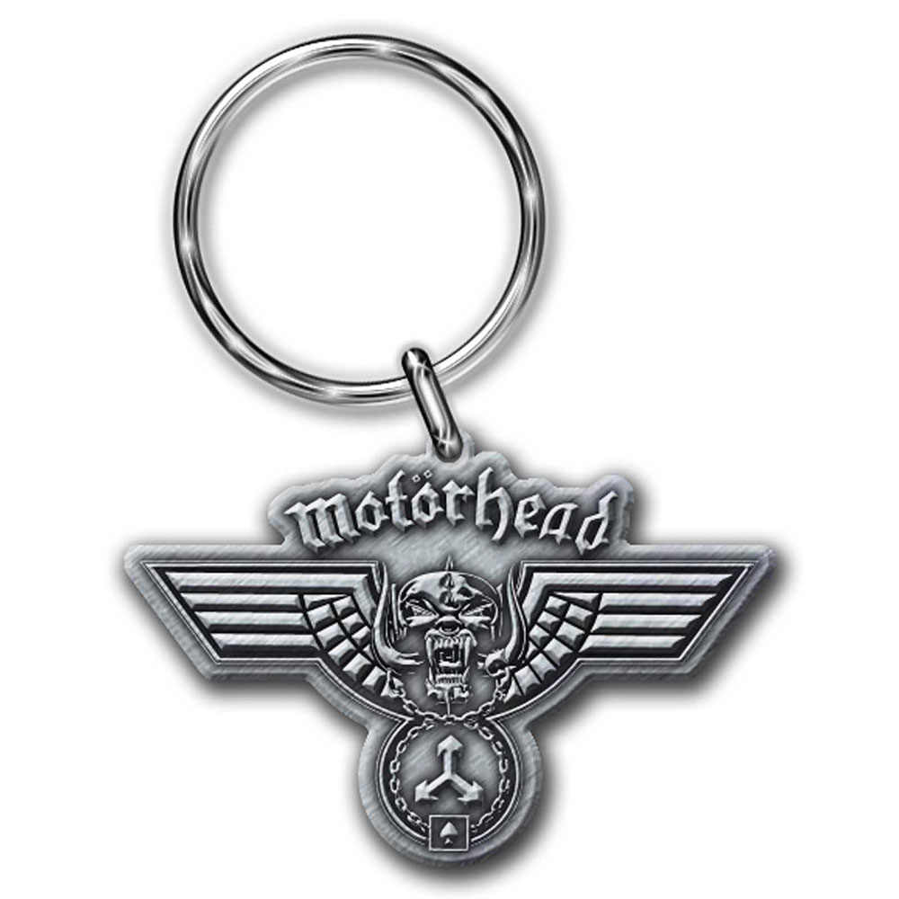 Motorhead - Hammered Sleutelhanger - Zilverkleurig